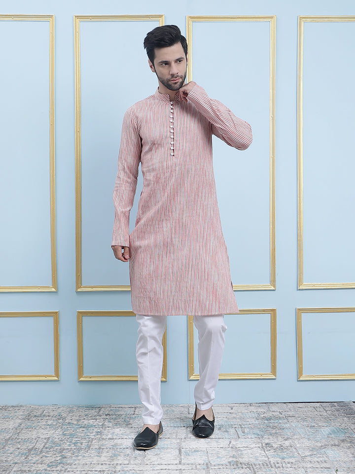 Thread Work Pure Cotton Kurta