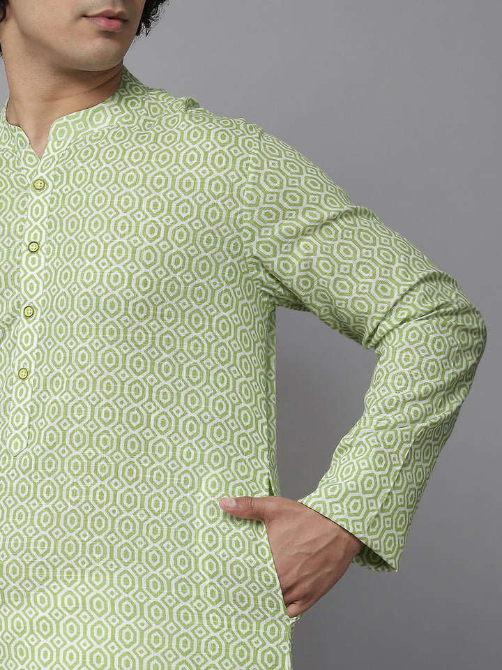 Printed Pure Cotton Straight Kurta