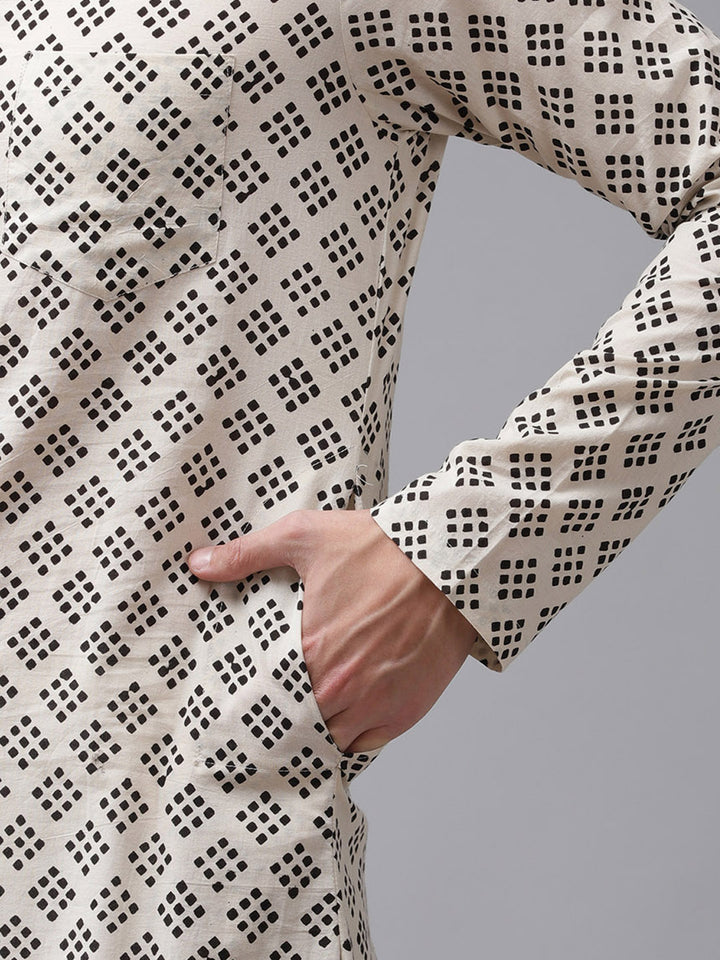 Handcrafted Block Printed Sustainable Straight kurta