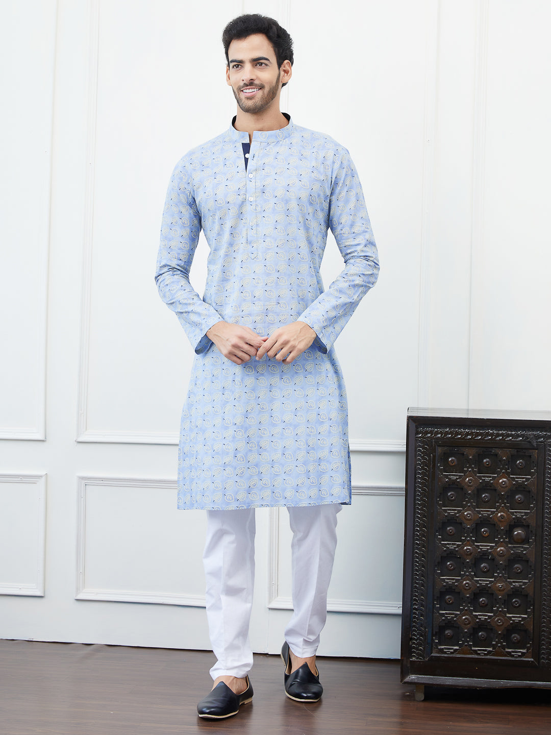 Printed Pure Cotton Straight Kurta