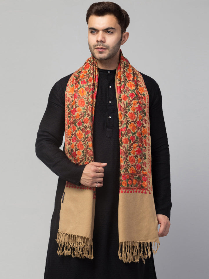 Aari Embroidery Stole for men
