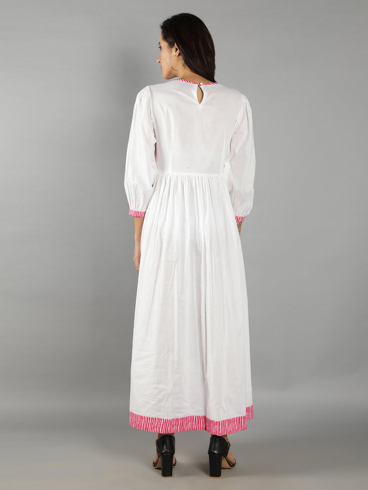 See Designs White A-Line Women Dress