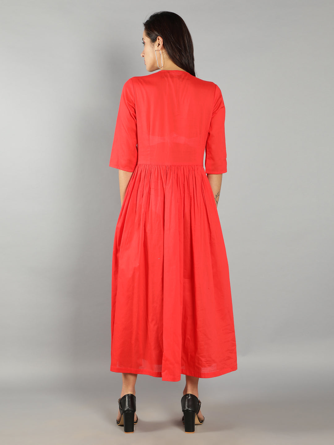 See Designs Red A-Line Women Dress