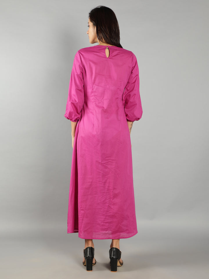 See Designs Purple A-Line Women Dress
