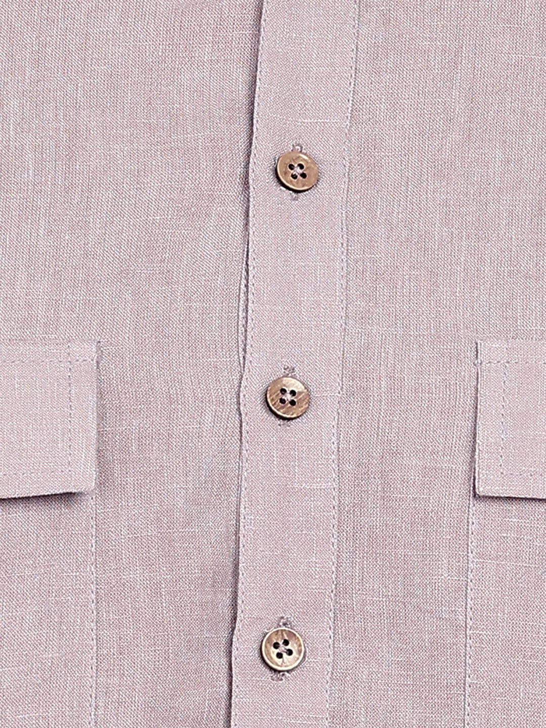 Men's Pastel Purple Linen Solid Pathani Co-ord Set