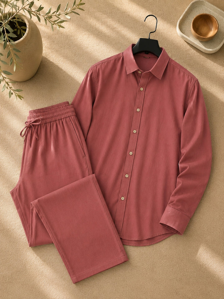 Men's Linen Co-ord Set