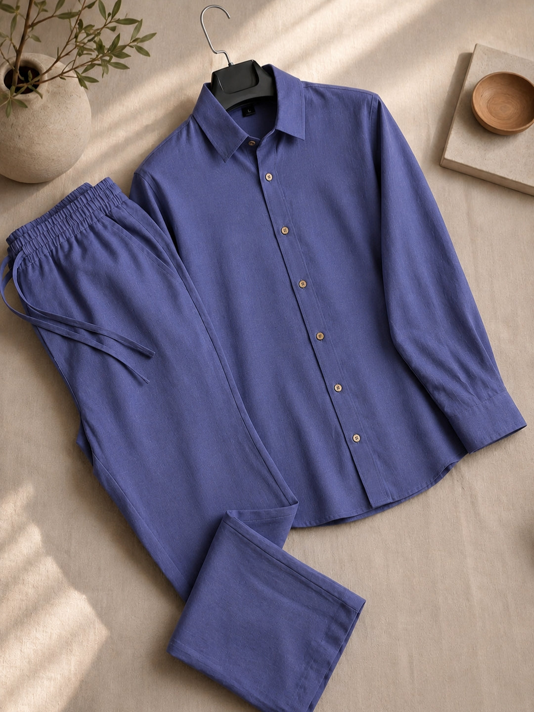 Men's Linen Co-ord Set