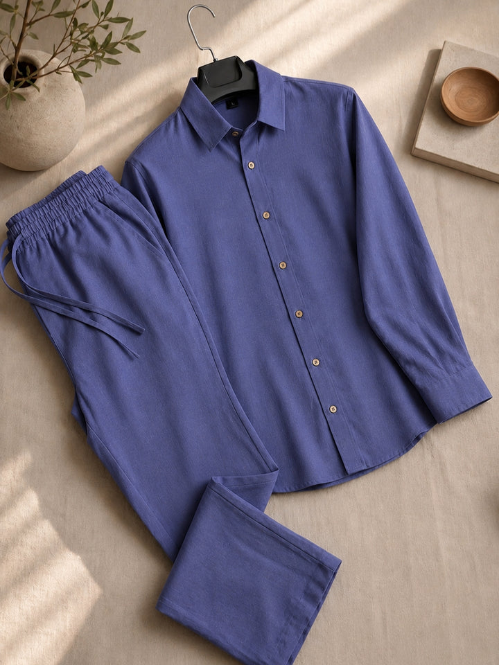 Men's Linen Co-ord Set