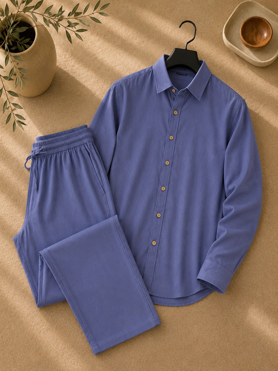 Men's Linen Co-ord Set