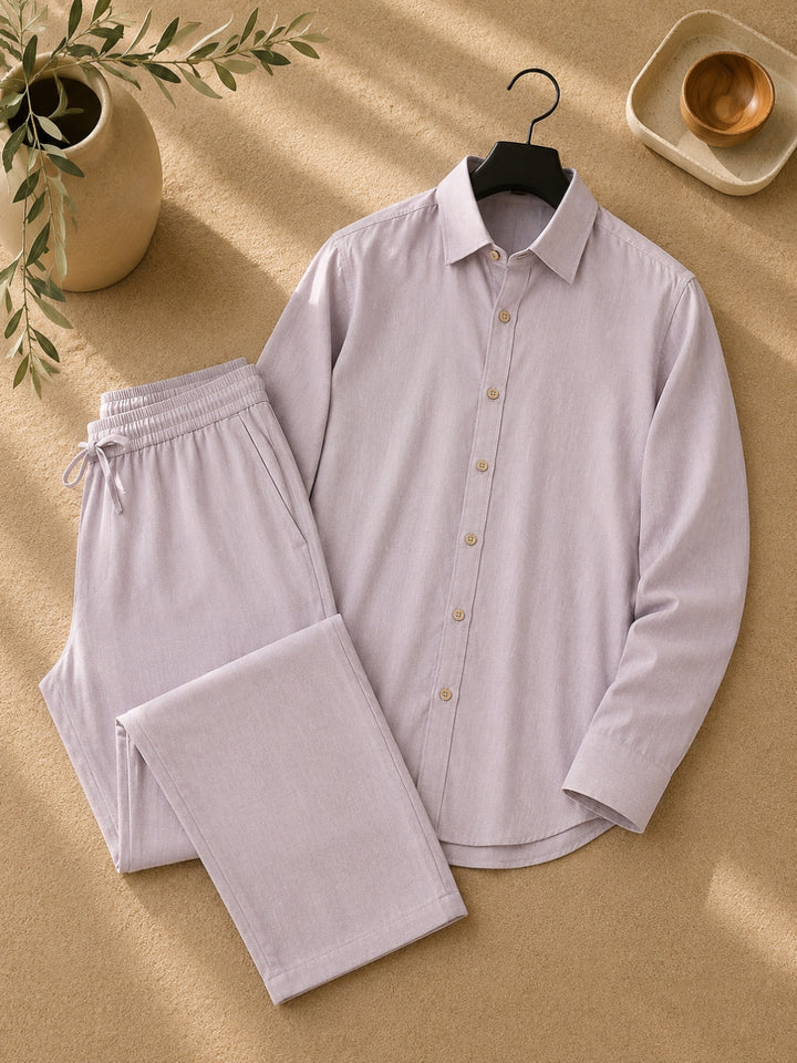 Men's Linen Co-ord Set