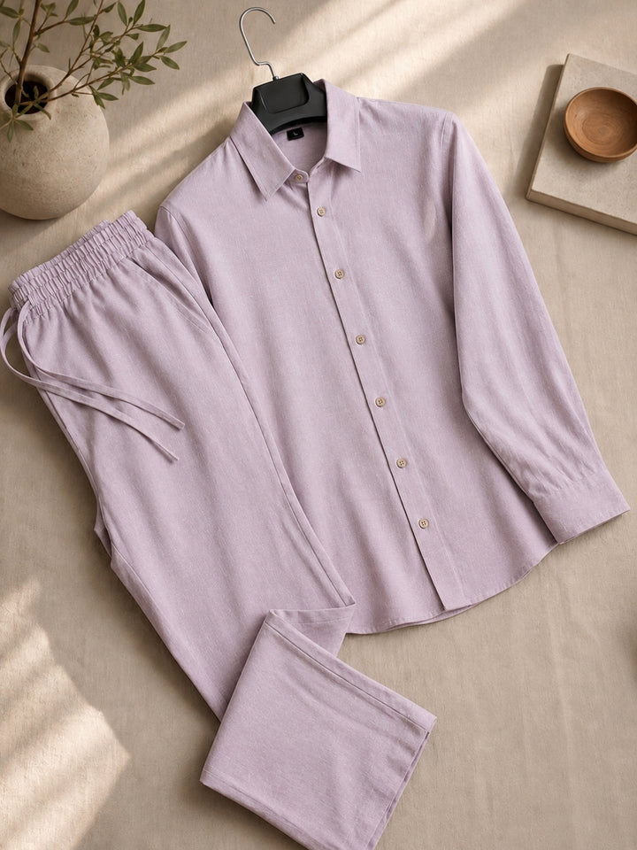 Men's Linen Co-ord Set