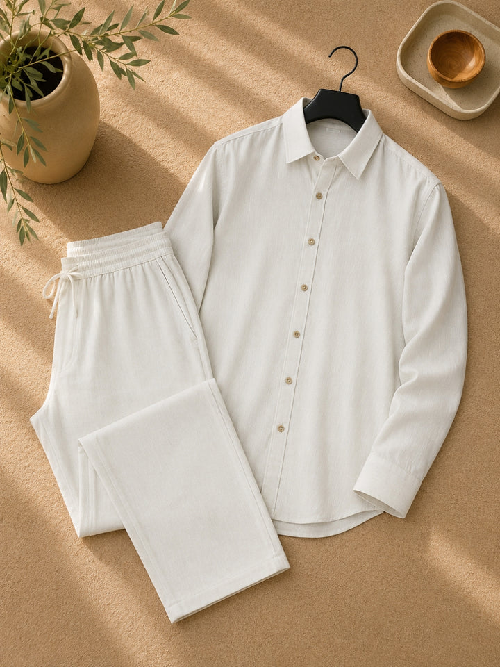 Men's Linen Co-ord Set