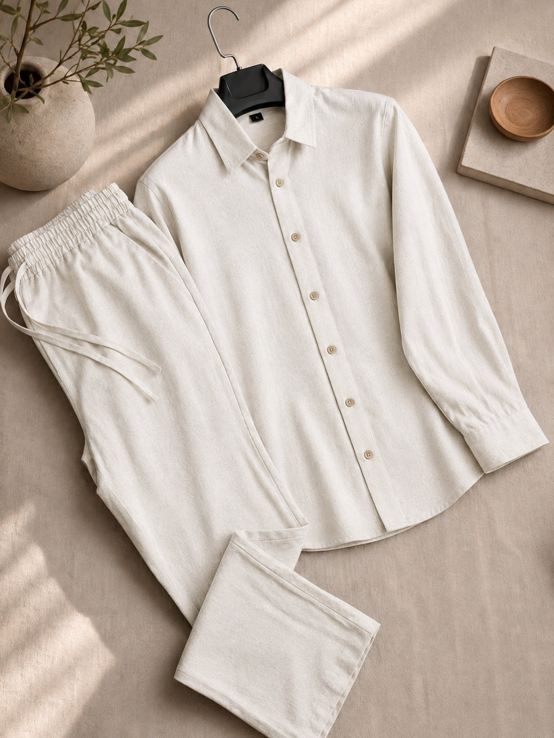 Men's Linen Co-ord Set