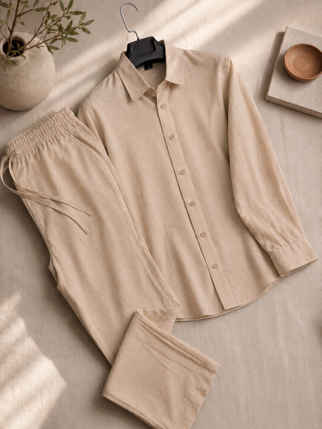 Men's Linen Co-ord Set