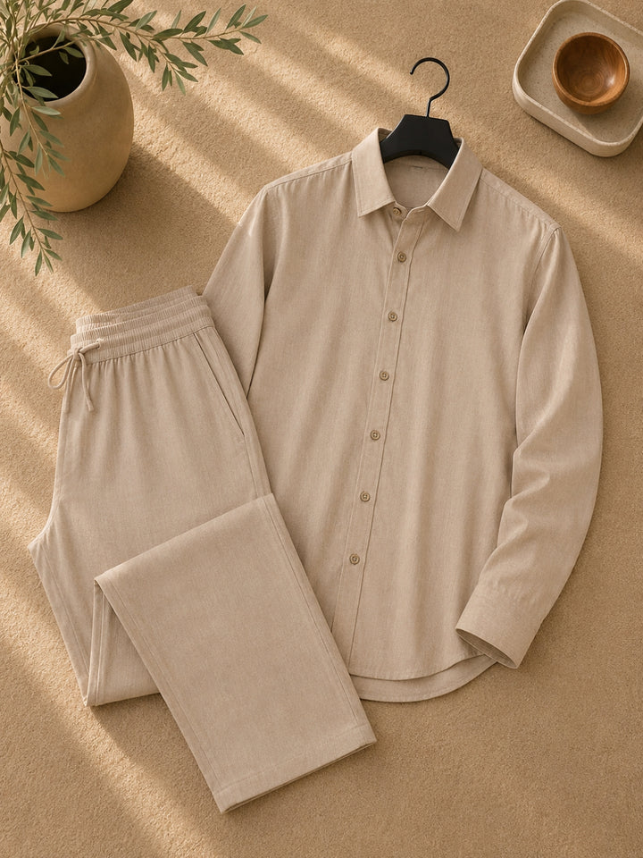 Men's Linen Co-ord Set