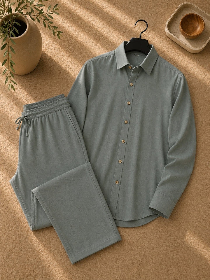 Men's Linen Co-ord Set