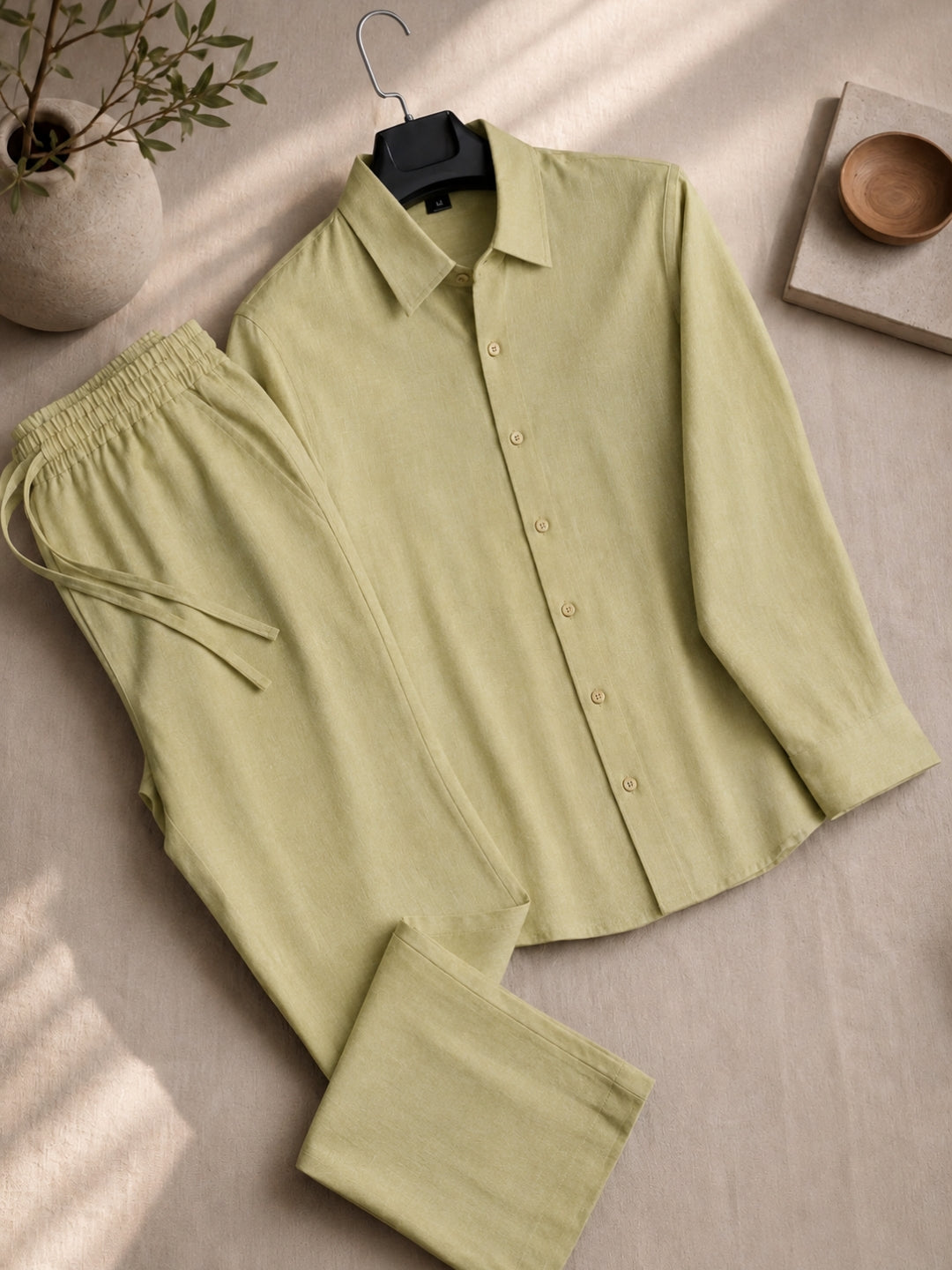Men's Linen Co-ord Set