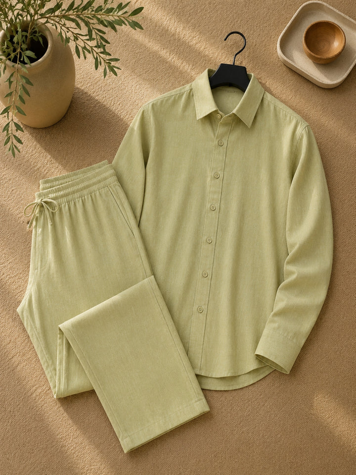 Men's Linen Co-ord Set