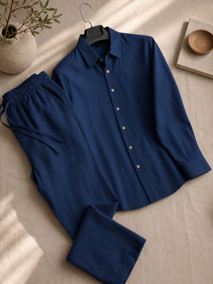 Men's Linen Co-ord Set