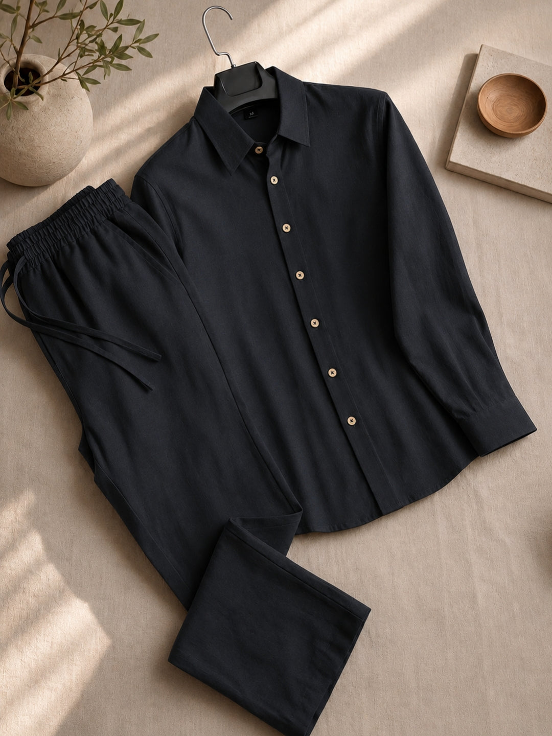 Men's Linen Co-ord Set