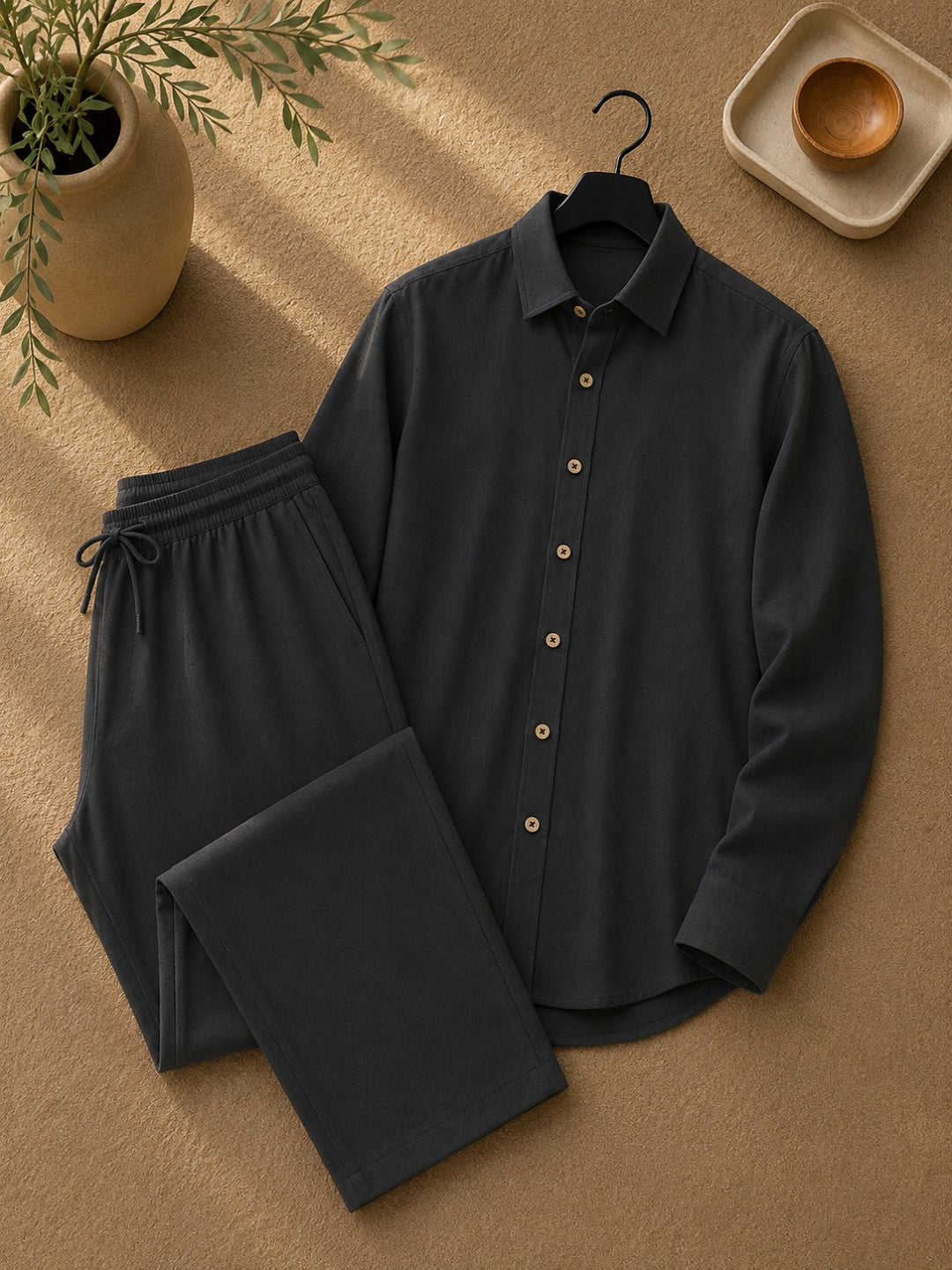 Men's Linen Co-ord Set