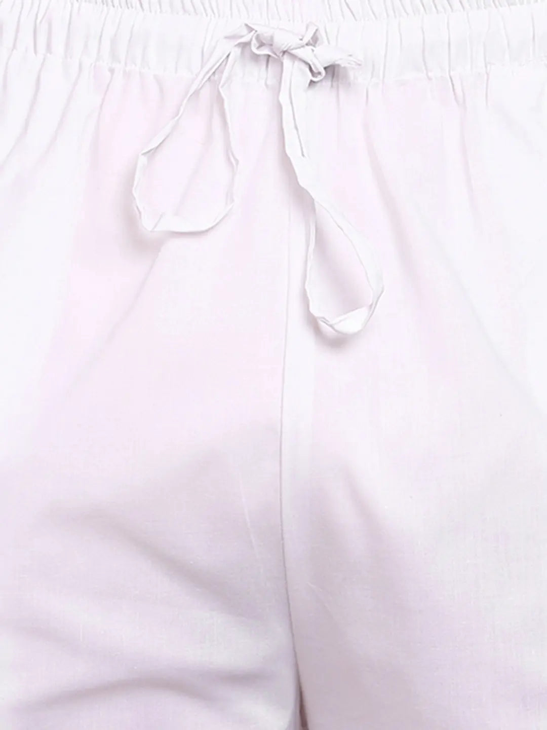 Men's Relaxed Fit Straight Cotton Pyjama with Drawstring