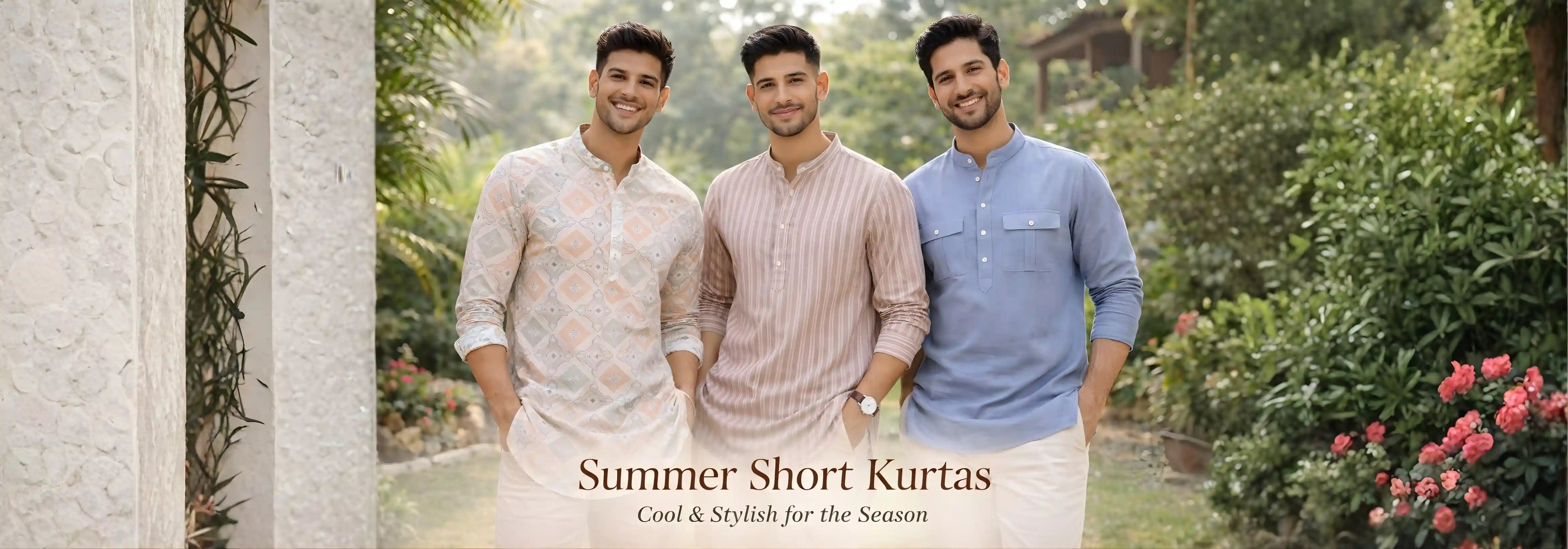 See Designs Kurta Uomo In Cotone Verde - Vestibilità Regolare - Abbigliamento Etnico Per Cerimonie E Festività