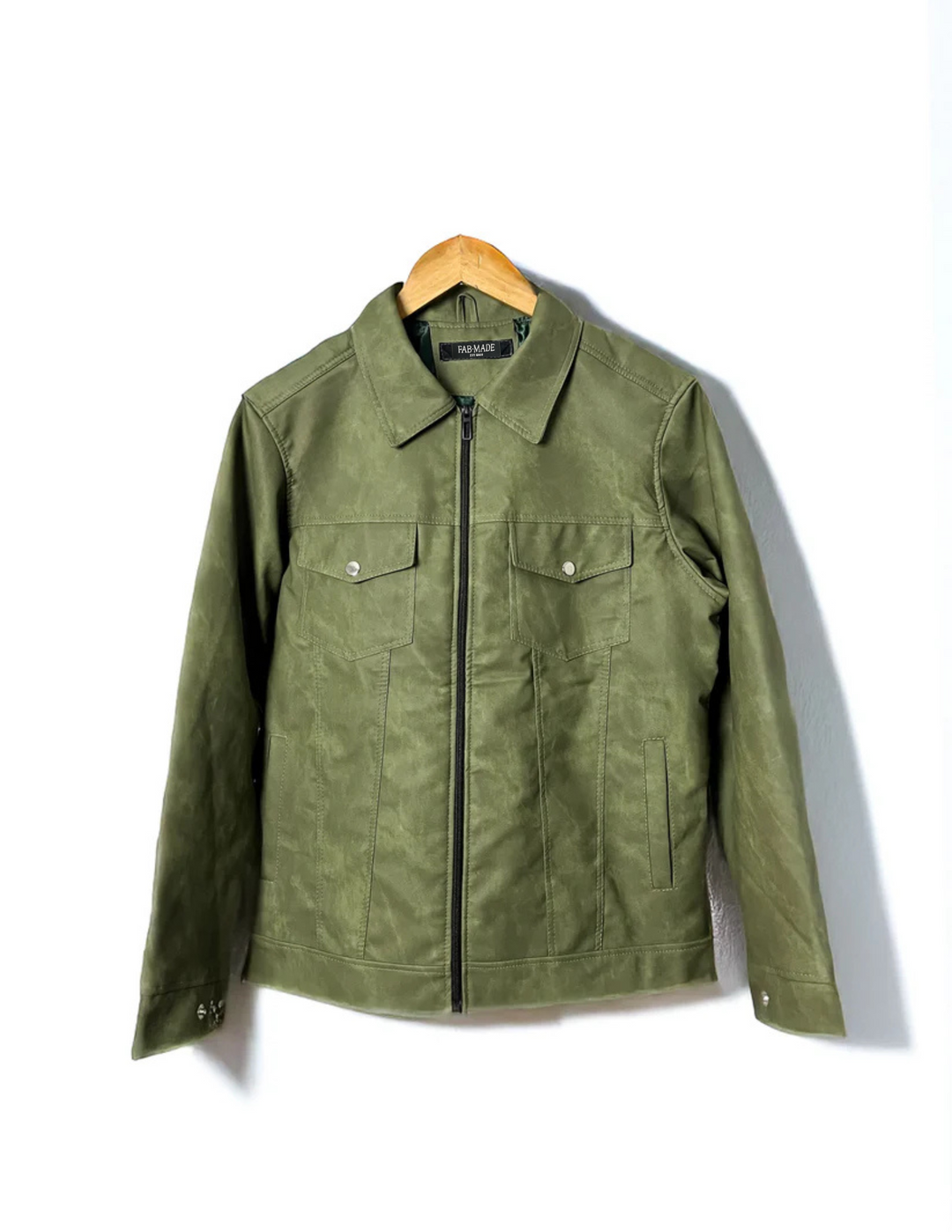 LEATHER - Layer up in Olivewood